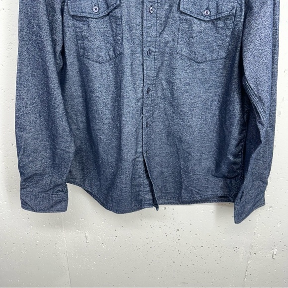 Coastal Clothing Men's XXL Navy Blue Cotton Button Down Shirt - Picture 3 of 11